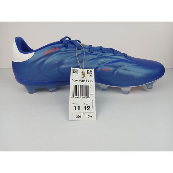 Adidas Copa Pure 2.1 FG Elite Blue Pearlized Soccer Cleats Men\'s 11 /Womens 12 main image 13